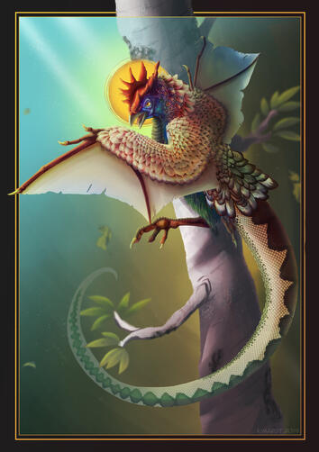 Basilisk - Entry for AB(estiary)C Charity Zine